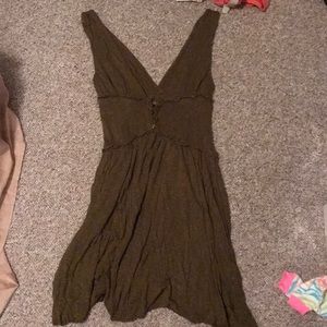 Olive Green Free People Dress